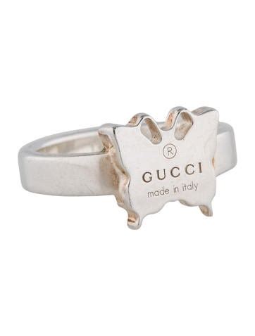 gucci snake ring womens|gucci sterling silver butterfly ring.